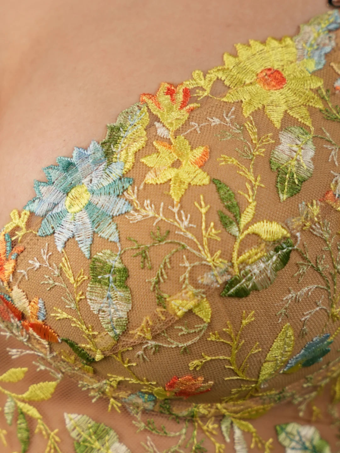 Embellished Padded Bustier Piece